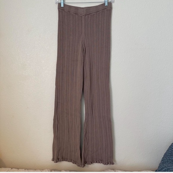 Tularosa Revolve ribbed cardigan and pant set S M - Picture 2 of 8